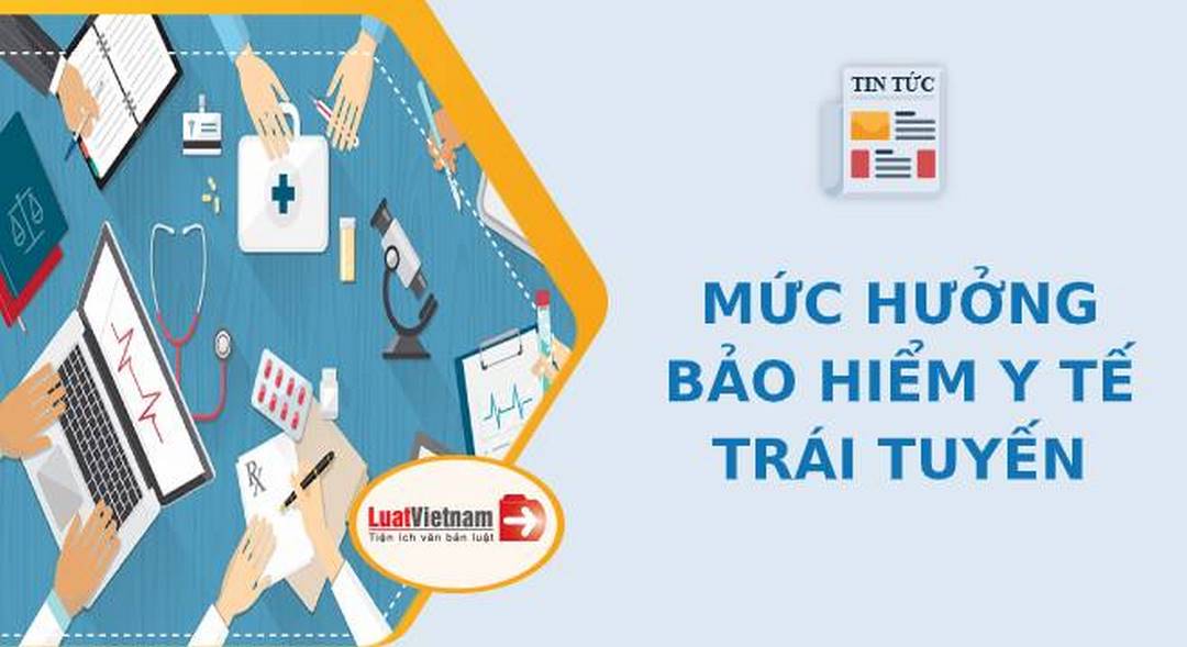 Mức hưởng BHYT trái tuyến (Ảnh minh họa)