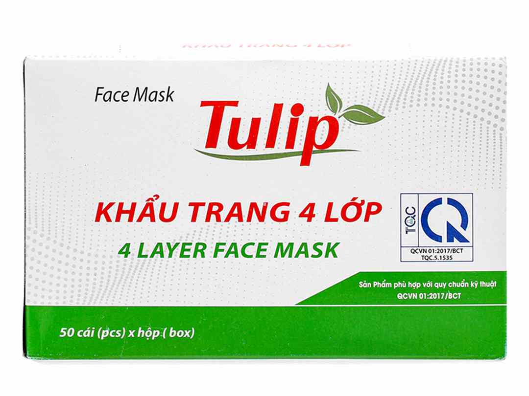 Khẩu trang Tulip 4 lớp