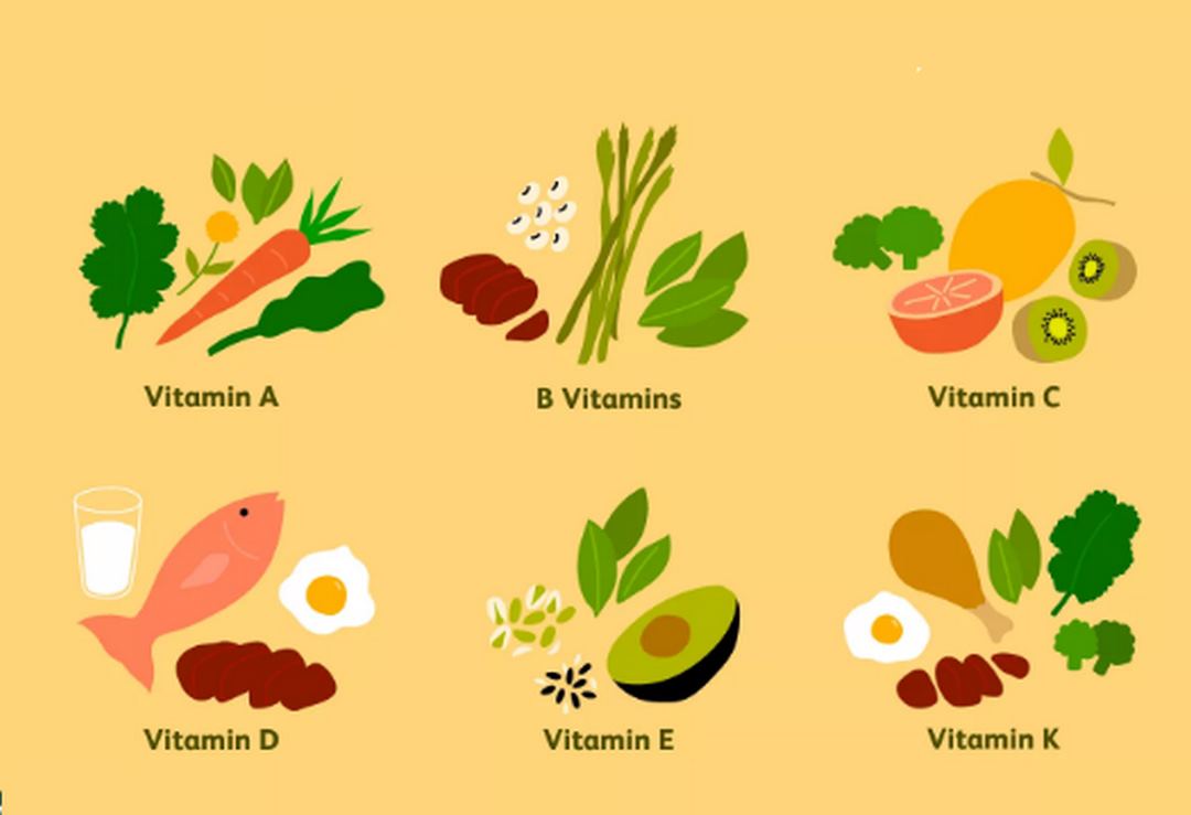 Nhiều loại vitamin có tác dụng tăng đề kháng và chống viêm