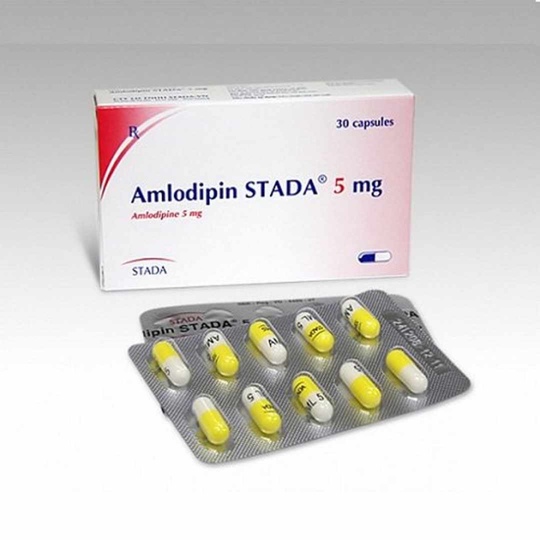 Thuốc điều trị tăng huyết áp Amlodipin